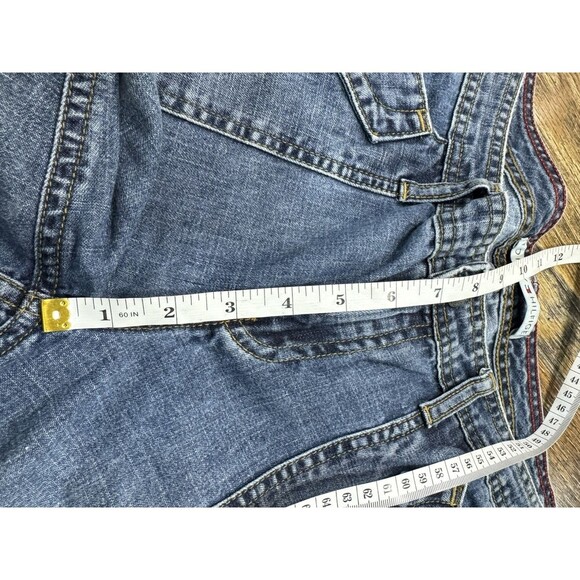 Y2K 2005 Tommy Hilfiger Vintage Hipster Flare Wide Leg Low Rise Wash Sz 30 - Picture 4 of 6